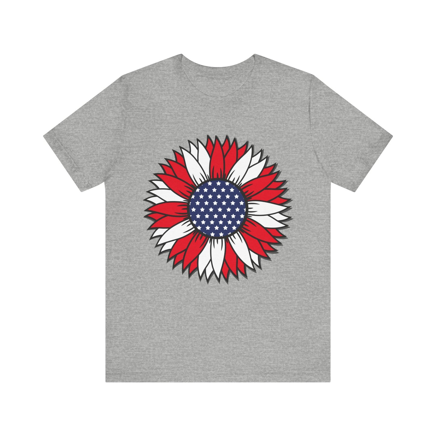 American Sunflower Jersey Short Sleeve Tee