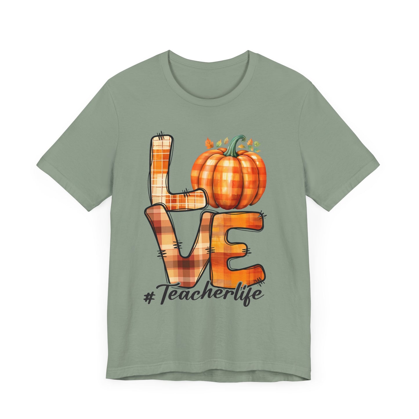 LOVE Teacher Life Jersey Short Sleeve Tee