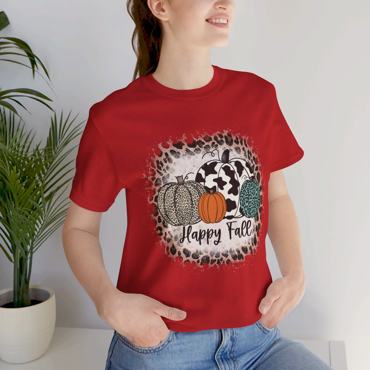 Happy Fall Jersey Short Sleeve Tee