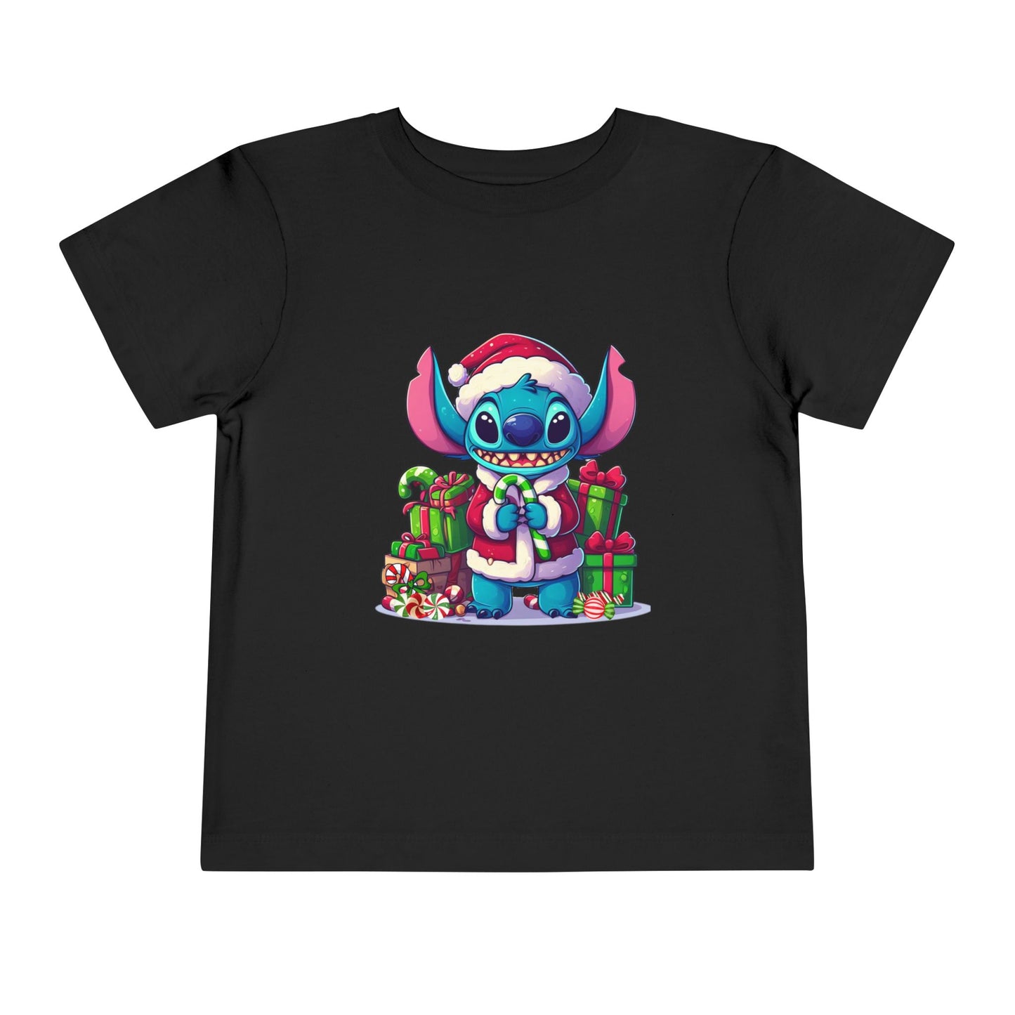 Christmas-Stitch Toddler Short Sleeve Tee