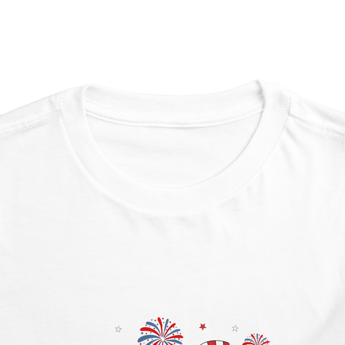 Happy 4th of July Toddler Short Sleeve Tee