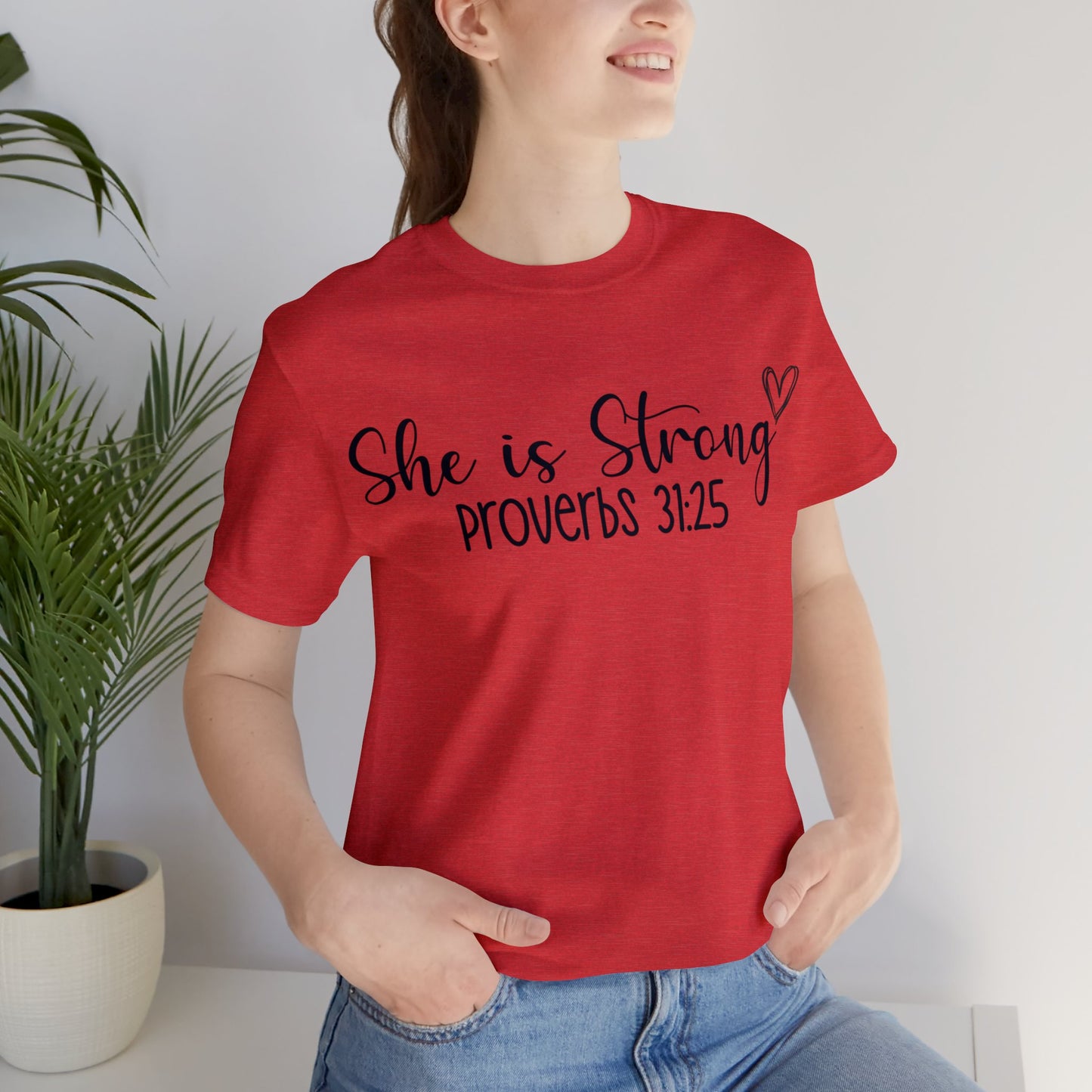 She is Strong Short sleeve Tshirt