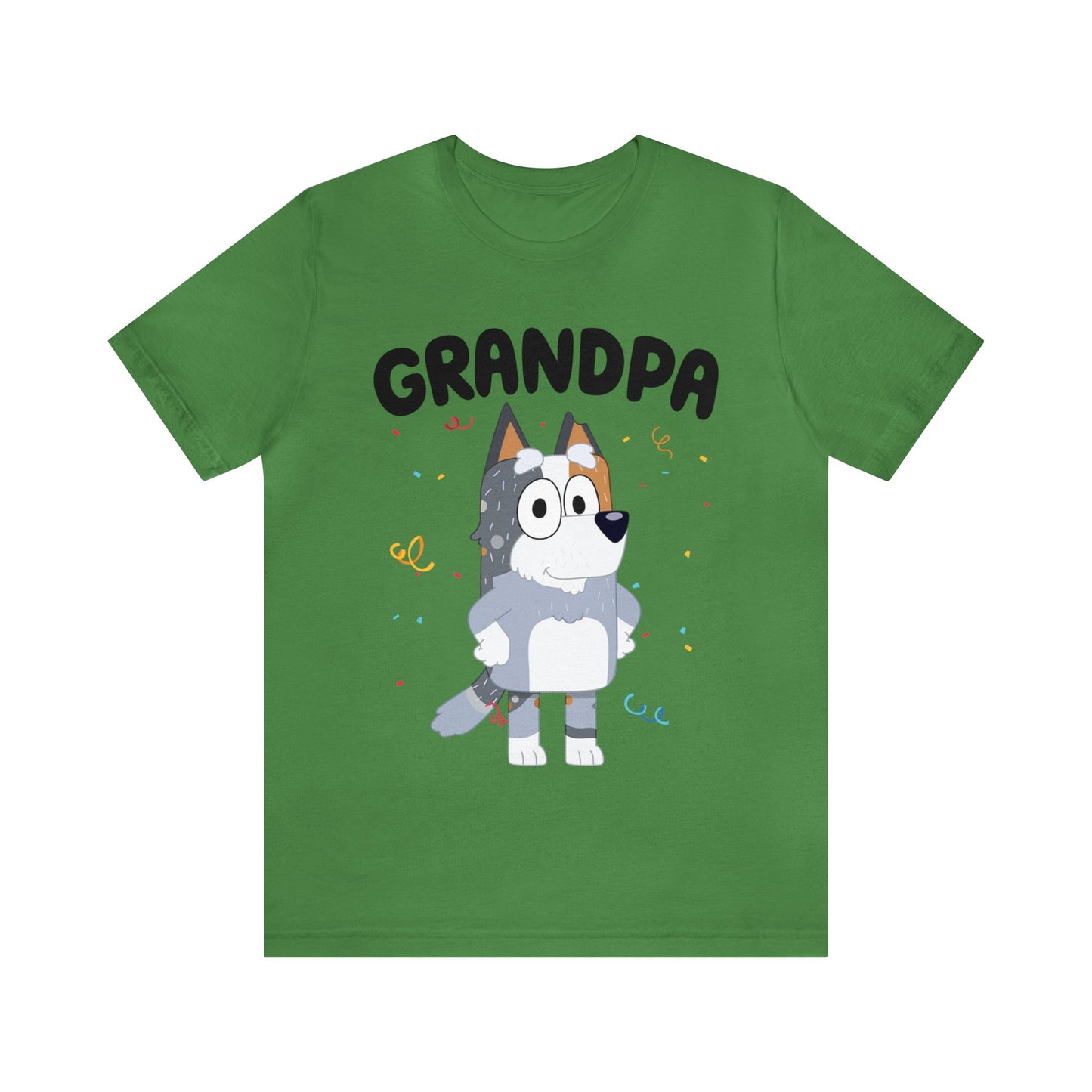 Grandpa Bluey Birthday Short sleeve Tshirt