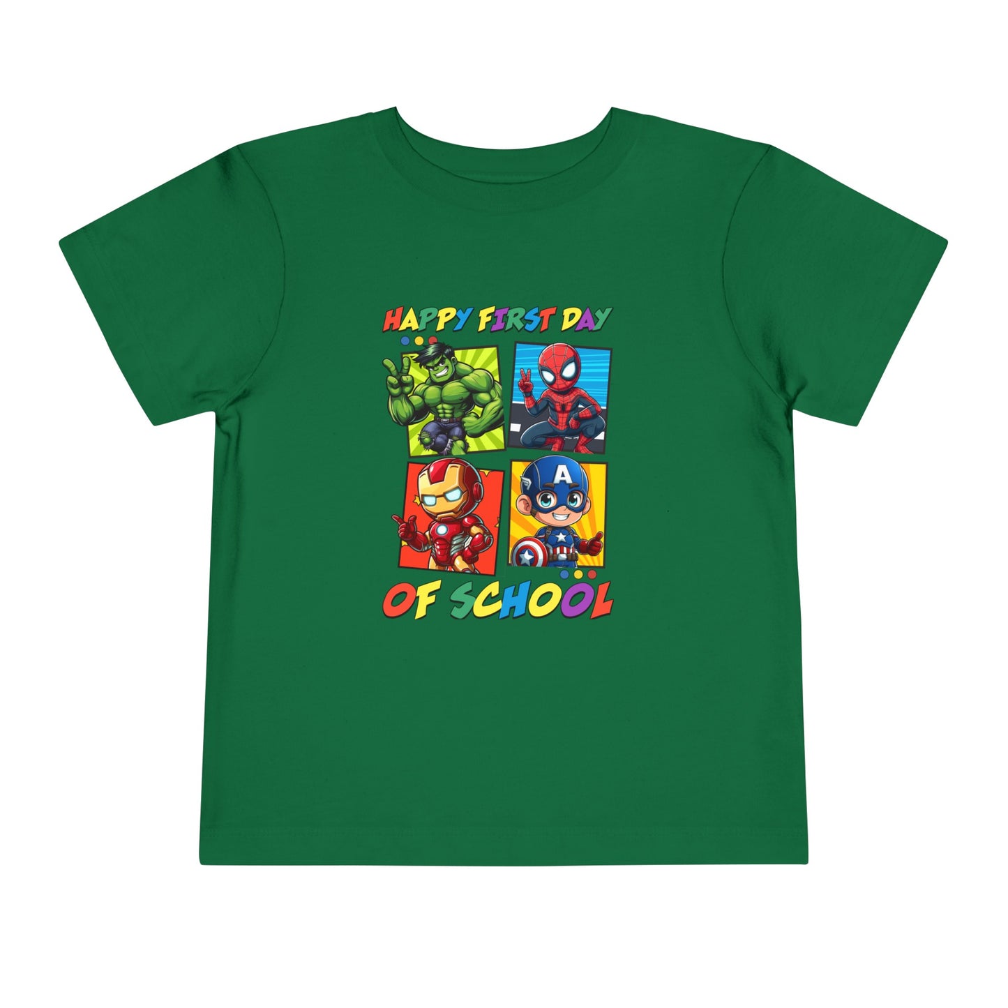 Happy First Day of School Toddler Short Sleeve Tee