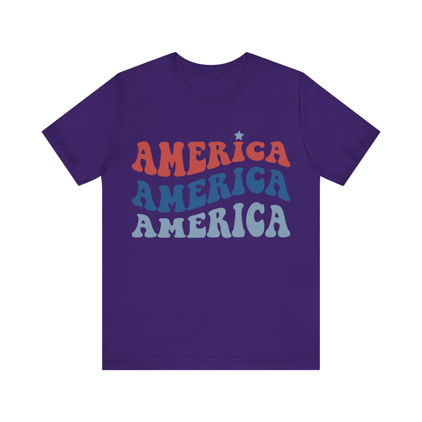AMERICA Jersey Short Sleeve Tee