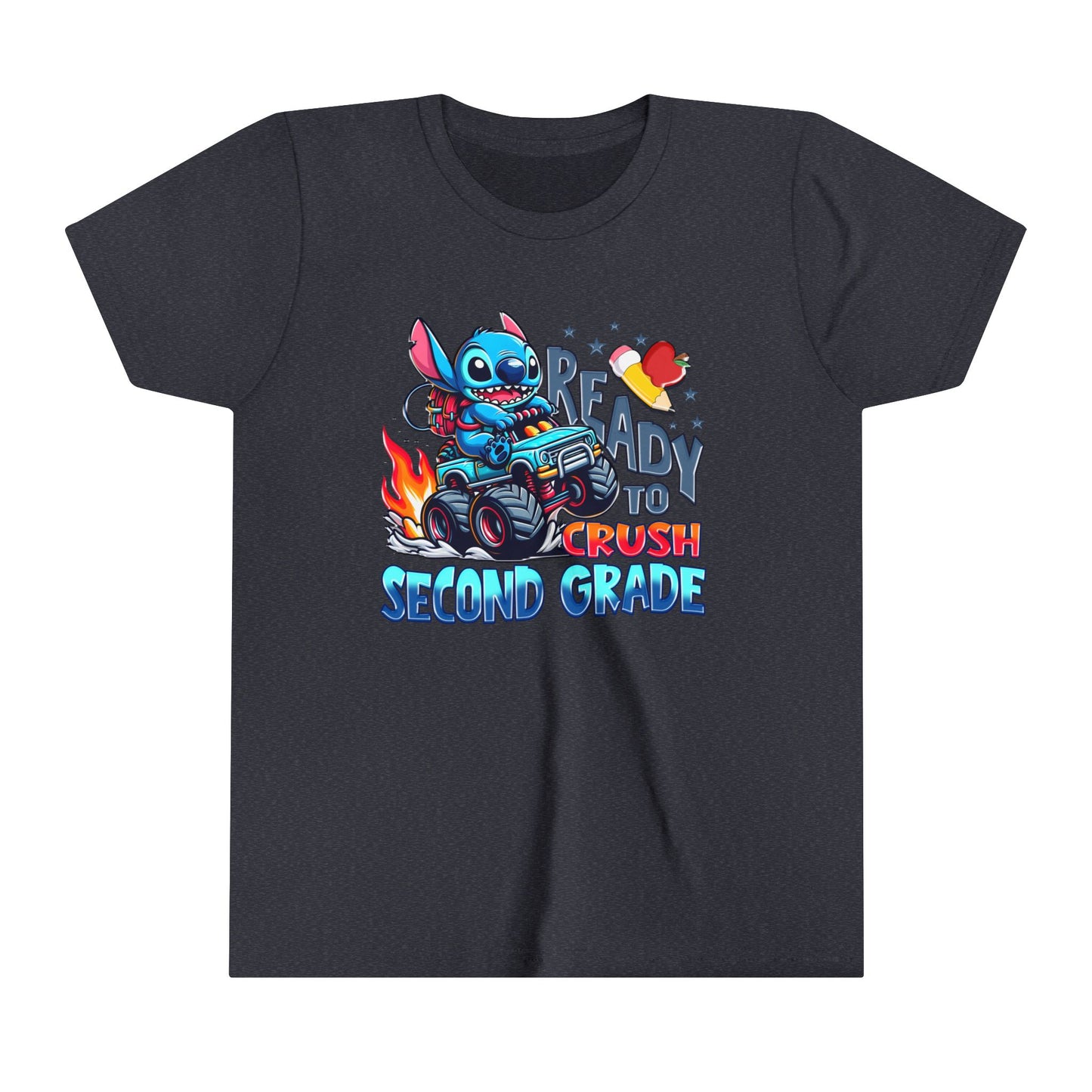 Ready to Crush Second Grade Youth Short Sleeve Tee