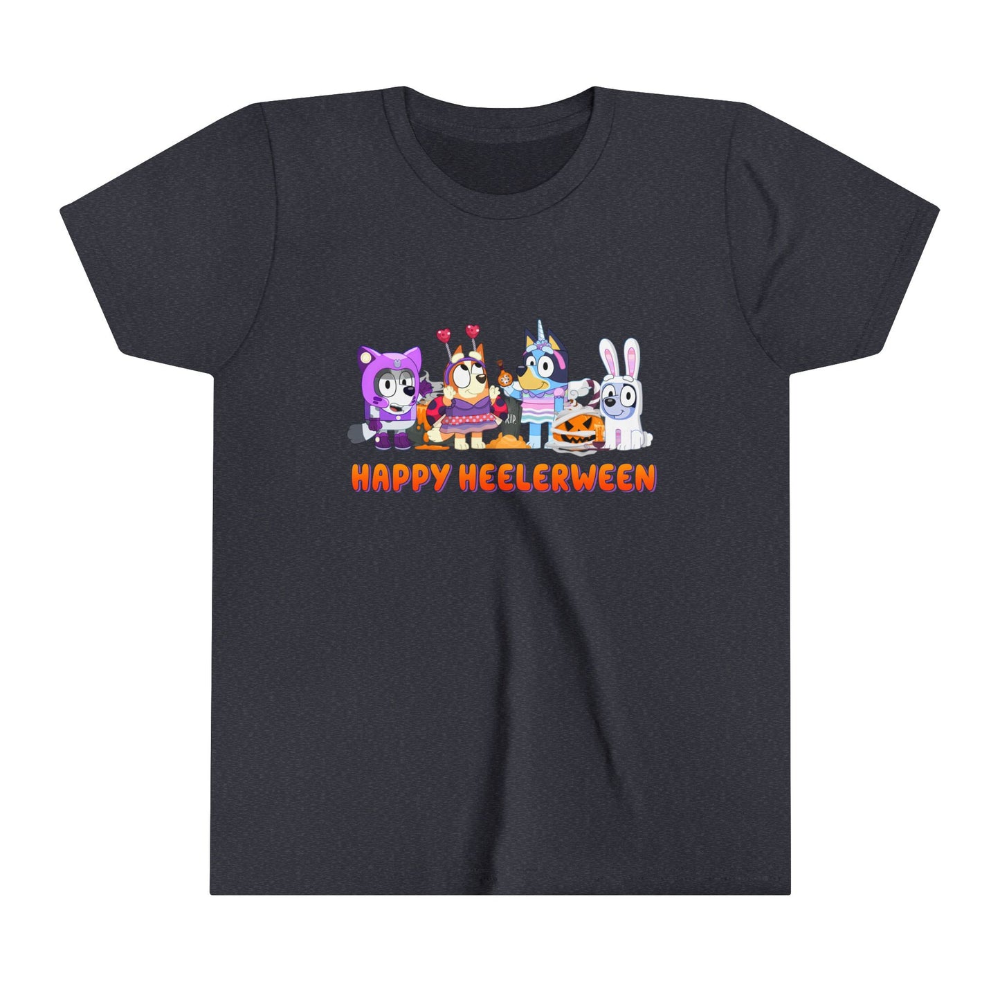 Happy Heelerween Youth Short Sleeve Tee