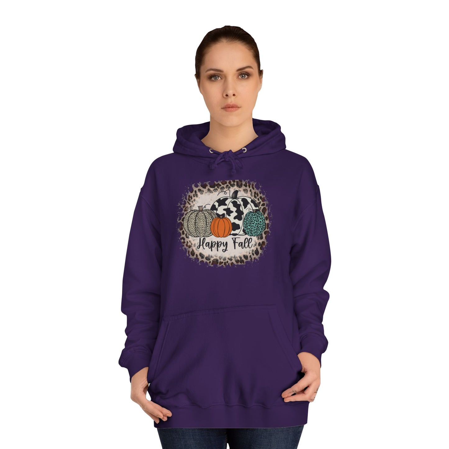 Happy Fall College Hoodie
