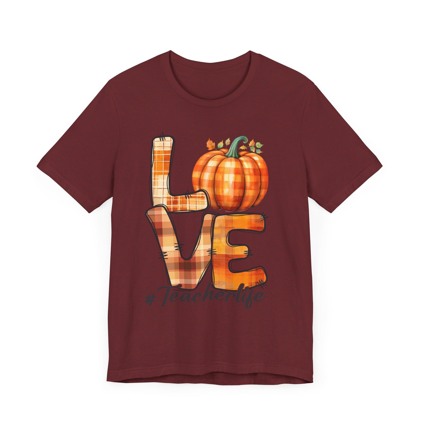 LOVE Teacher Life Jersey Short Sleeve Tee