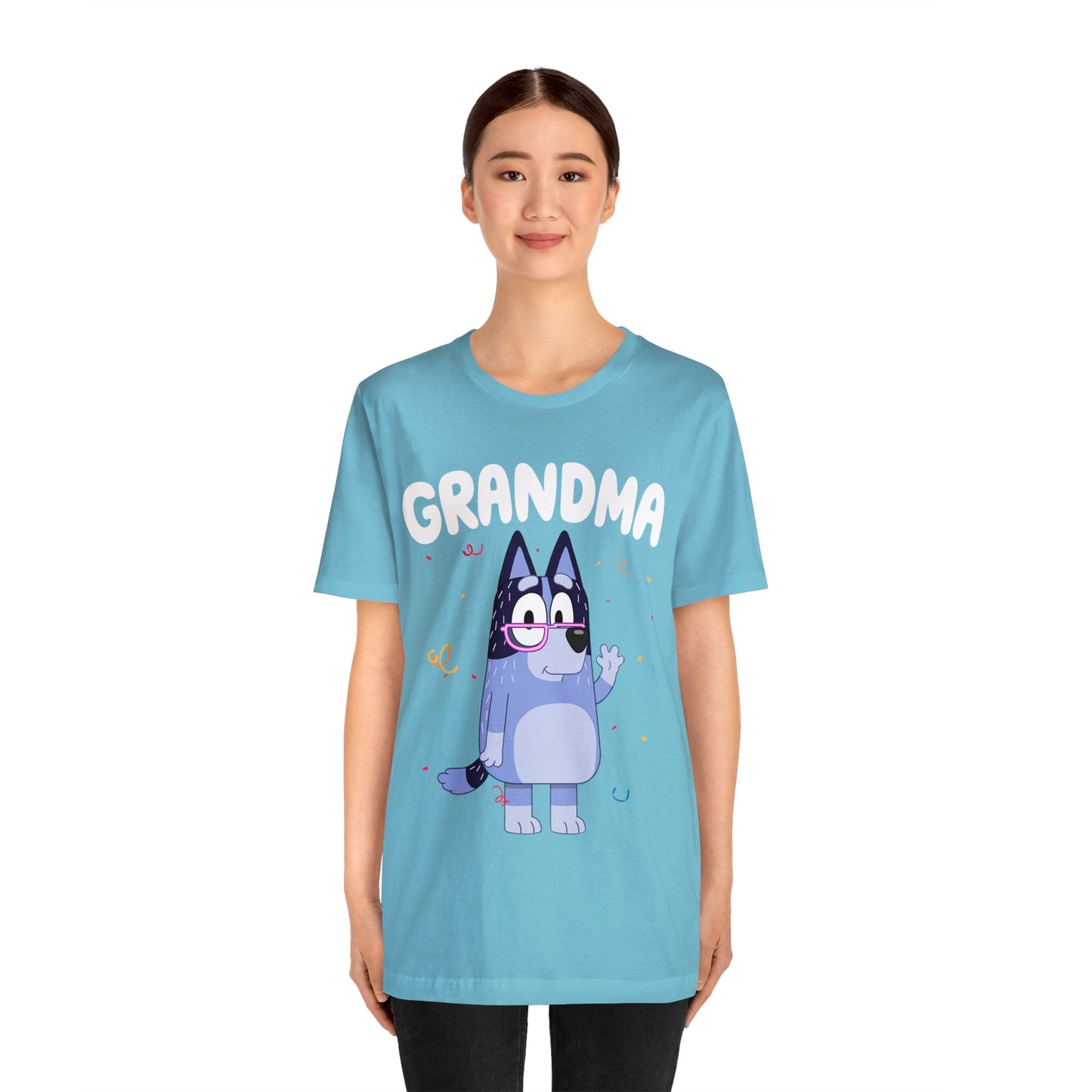 Grandma Bluey Birthday short sleeve Tshirt