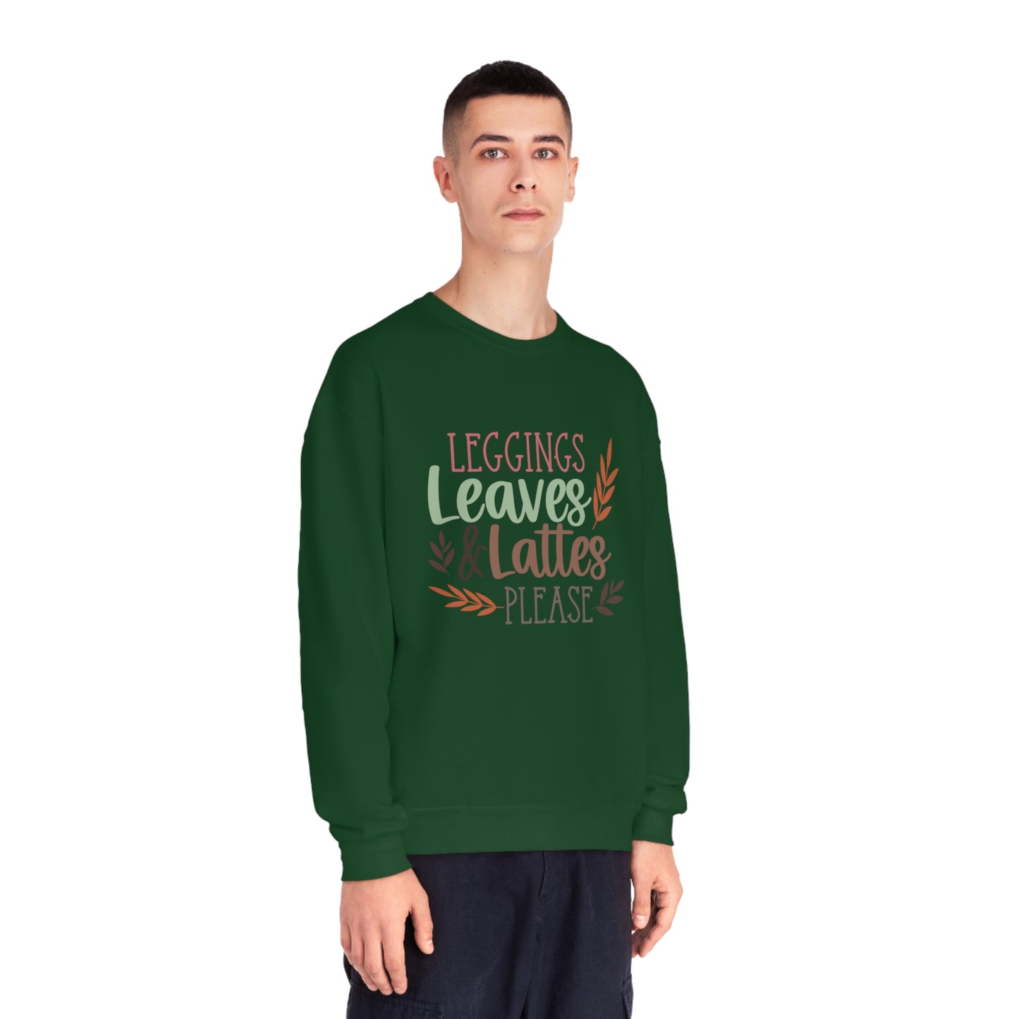 Leggings, Leaves & Lattes Please Crewneck Sweatshirt