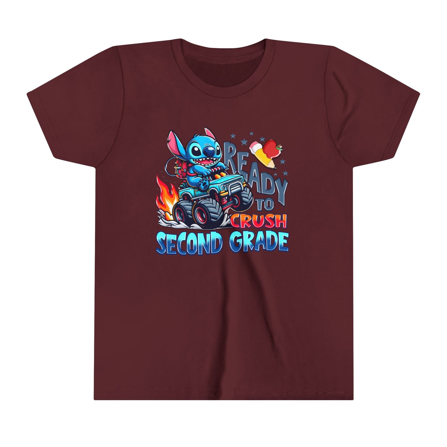 Ready to Crush Second Grade Youth Short Sleeve Tee