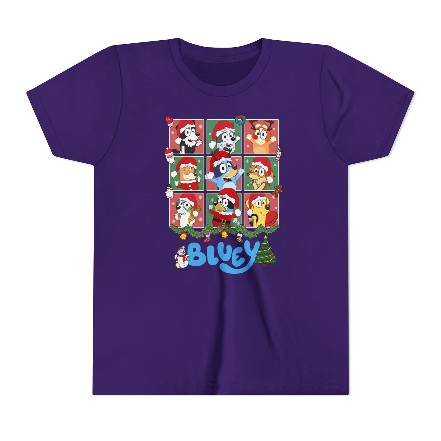 Christmas Polaroids Youth Short Sleeve Tee