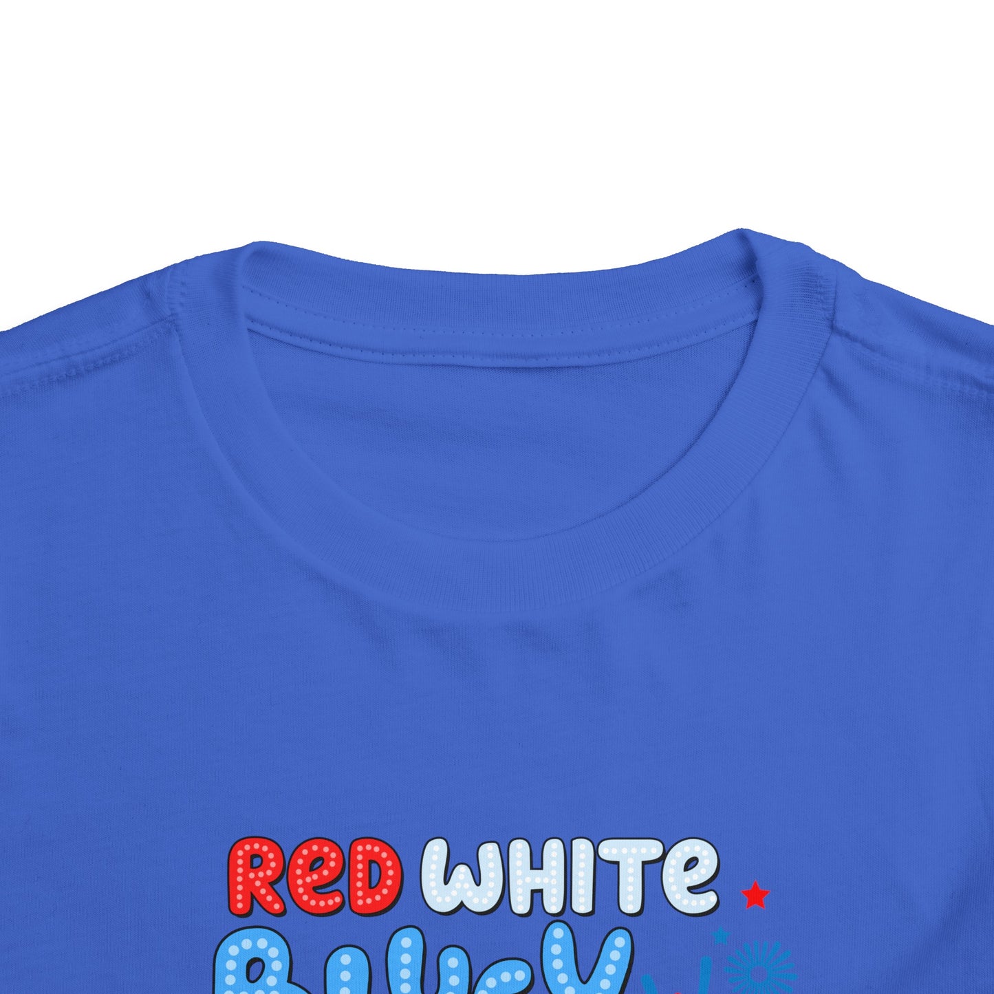 Red, White & Bluey Toddler Short Sleeve Tee