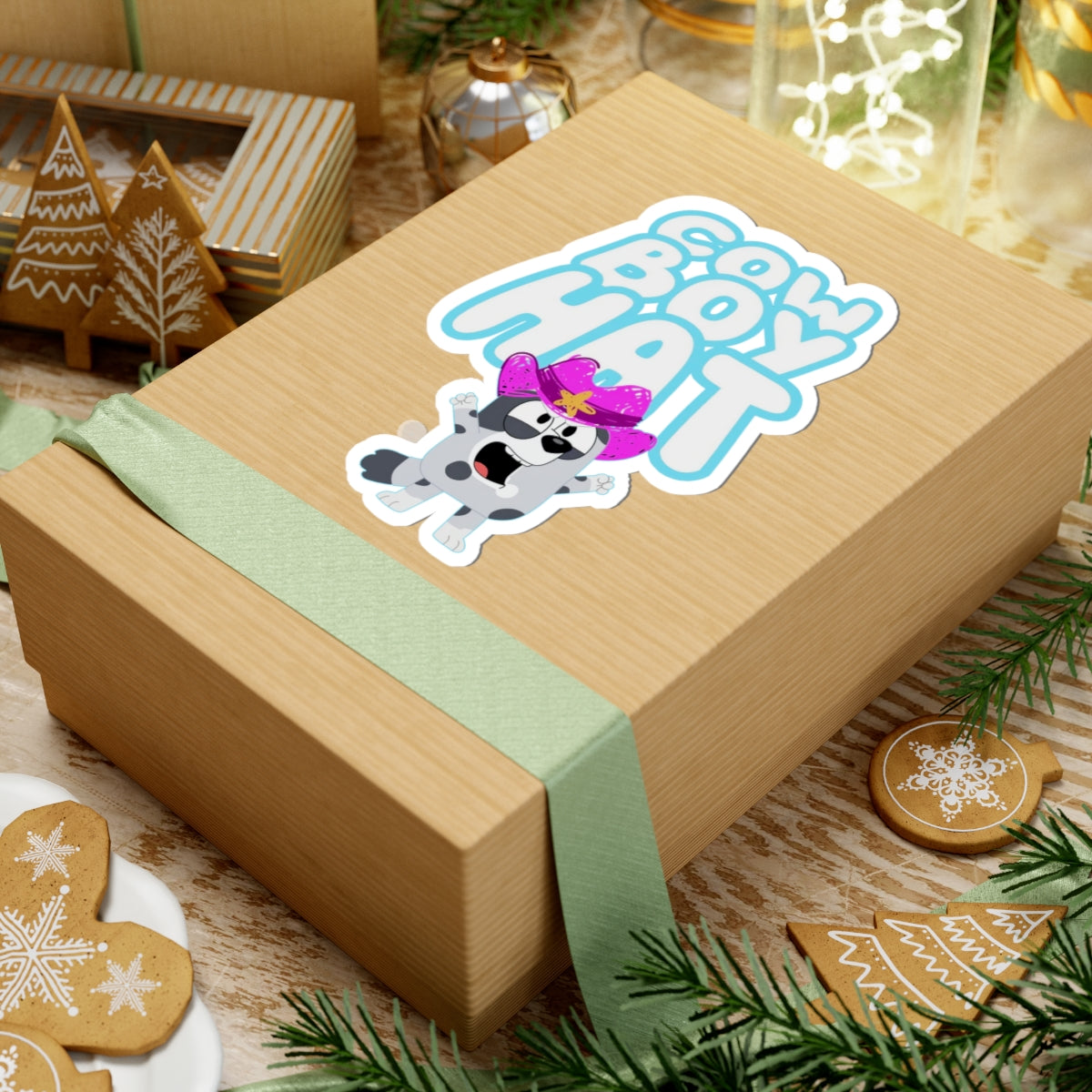 COWBOY HAT Kiss-Cut Stickers