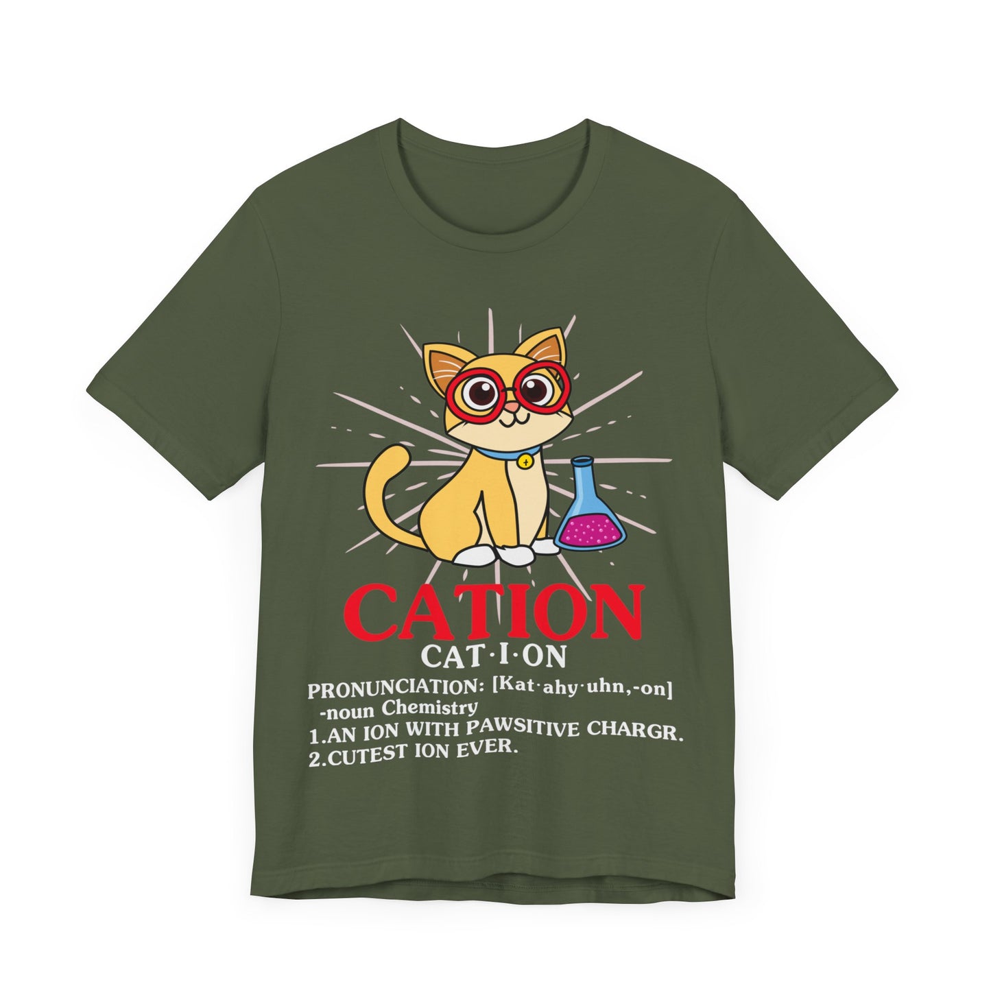 Cat-I-On (Cation) Definition Jersey Short Sleeve Tee