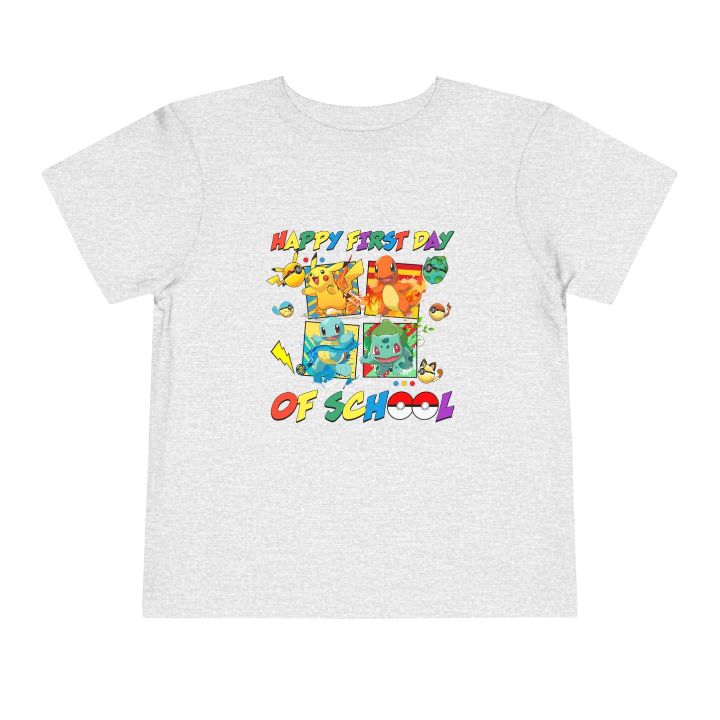 Happy First Day of School Toddler Short Sleeve Tee