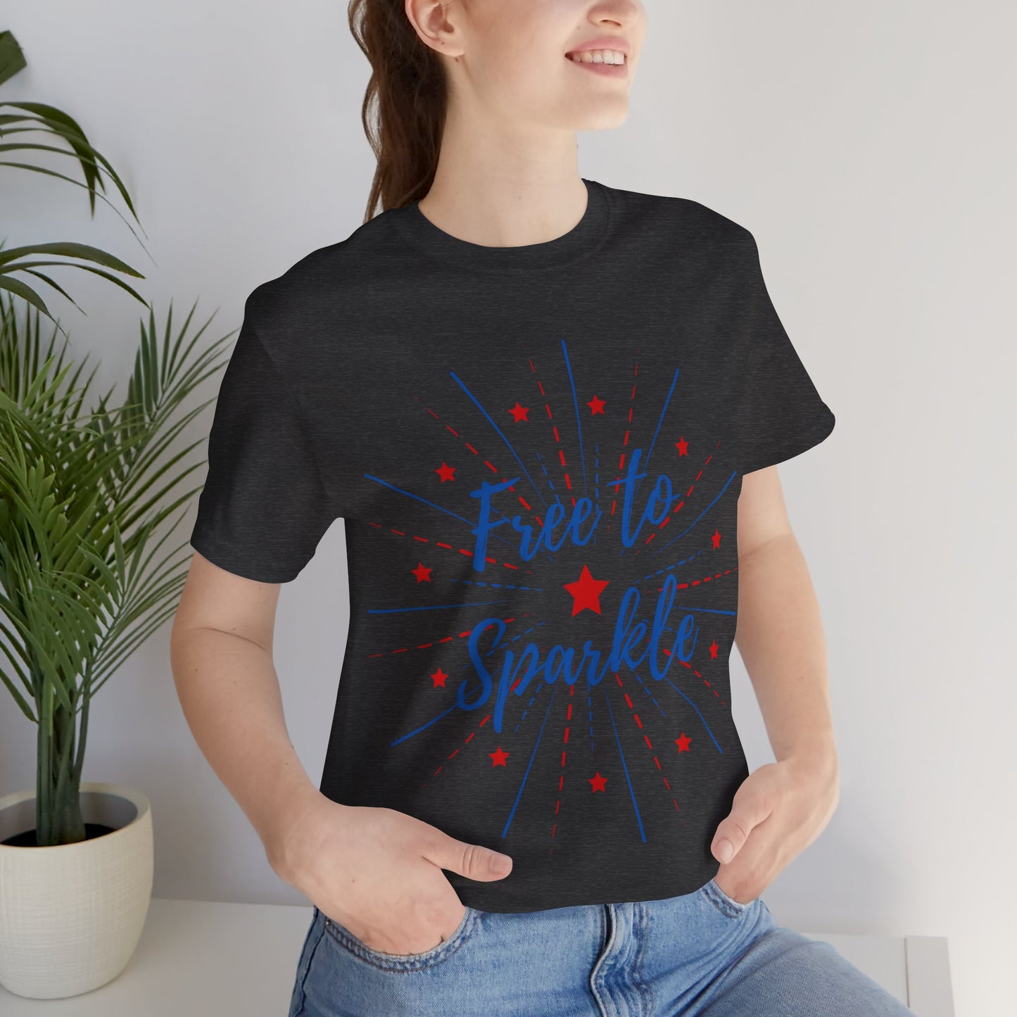 Free to Sparkle Jersey Short Sleeve Tee