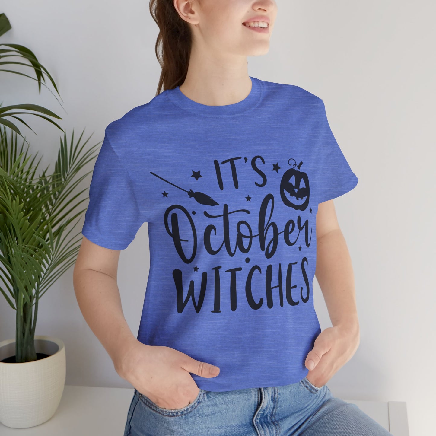 It's October Witches Jersey Short Sleeve Tee