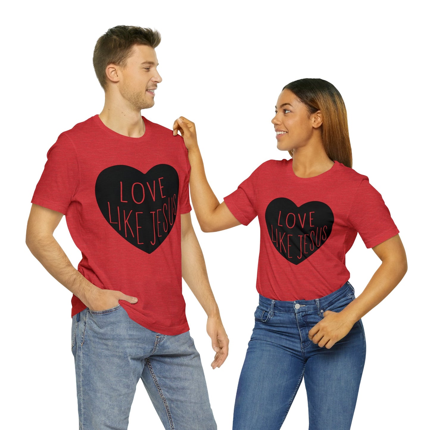 Love like Jesus Short sleeve Tshirt