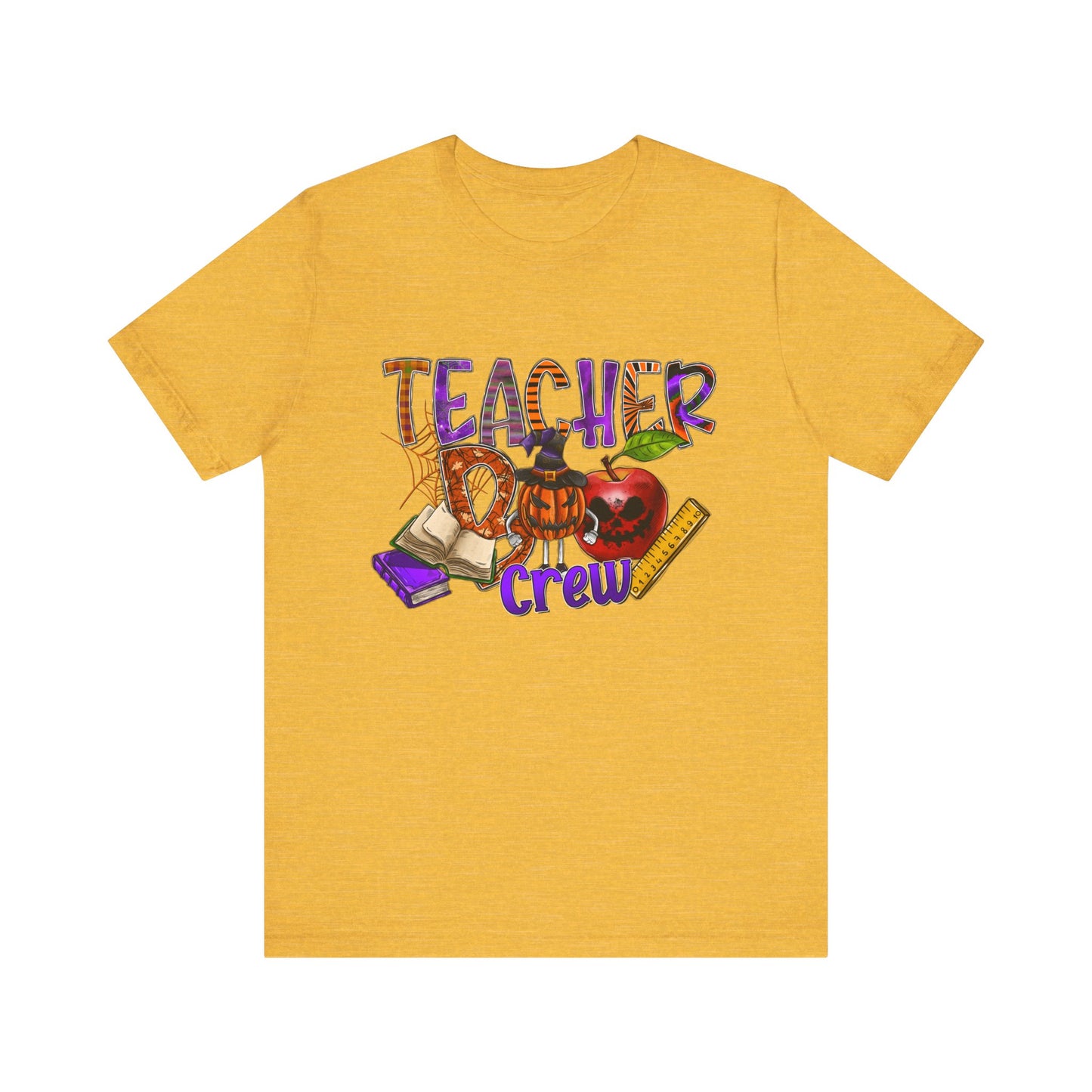 Teacher Boo Crew Jersey Short Sleeve Tee