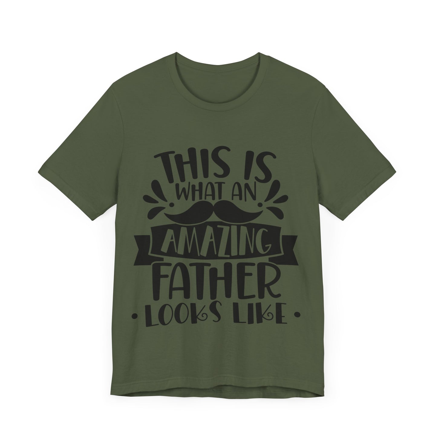 This is What an Amazing Father Looks Like Jersey Short Sleeve Tee