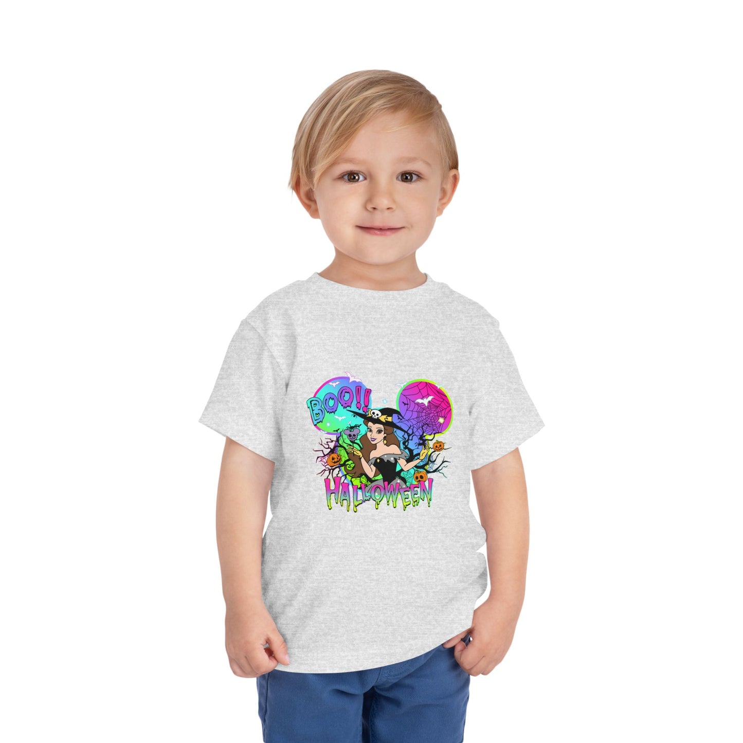 Belle Boo! Halloween Toddler Short Sleeve Tee