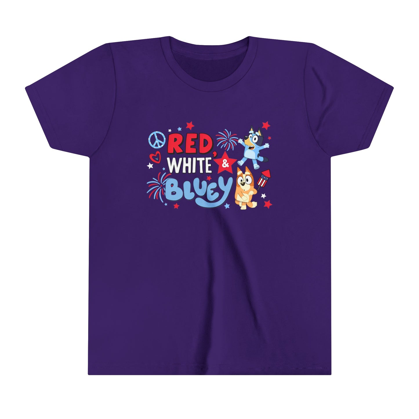 Red, White & Bluey Youth Short Sleeve Tee