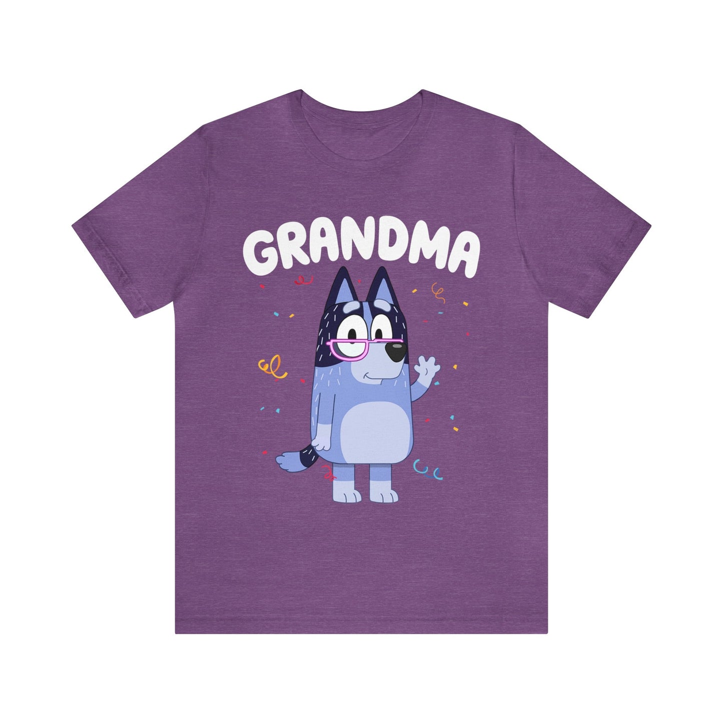 Grandma Bluey Birthday short sleeve Tshirt