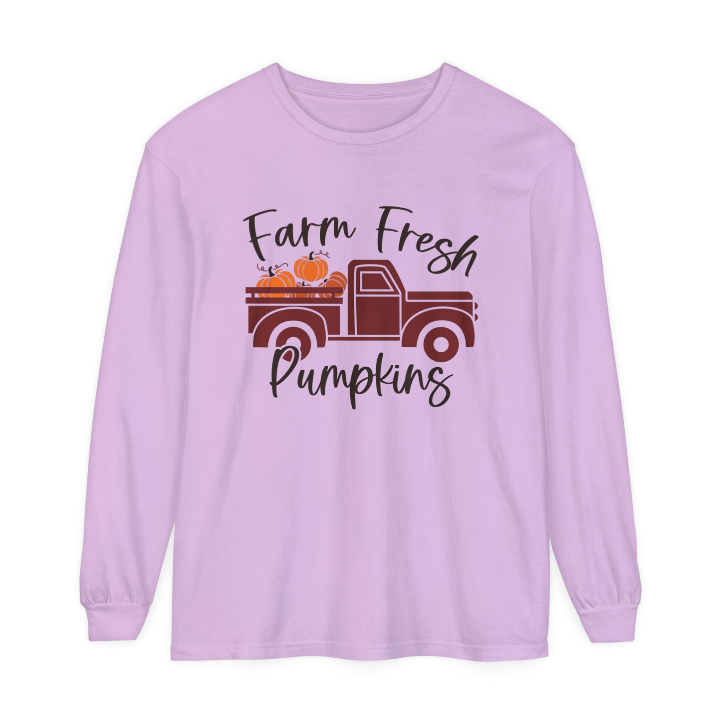 Farm Fresh Pumpkins Long Sleeve T-Shirt