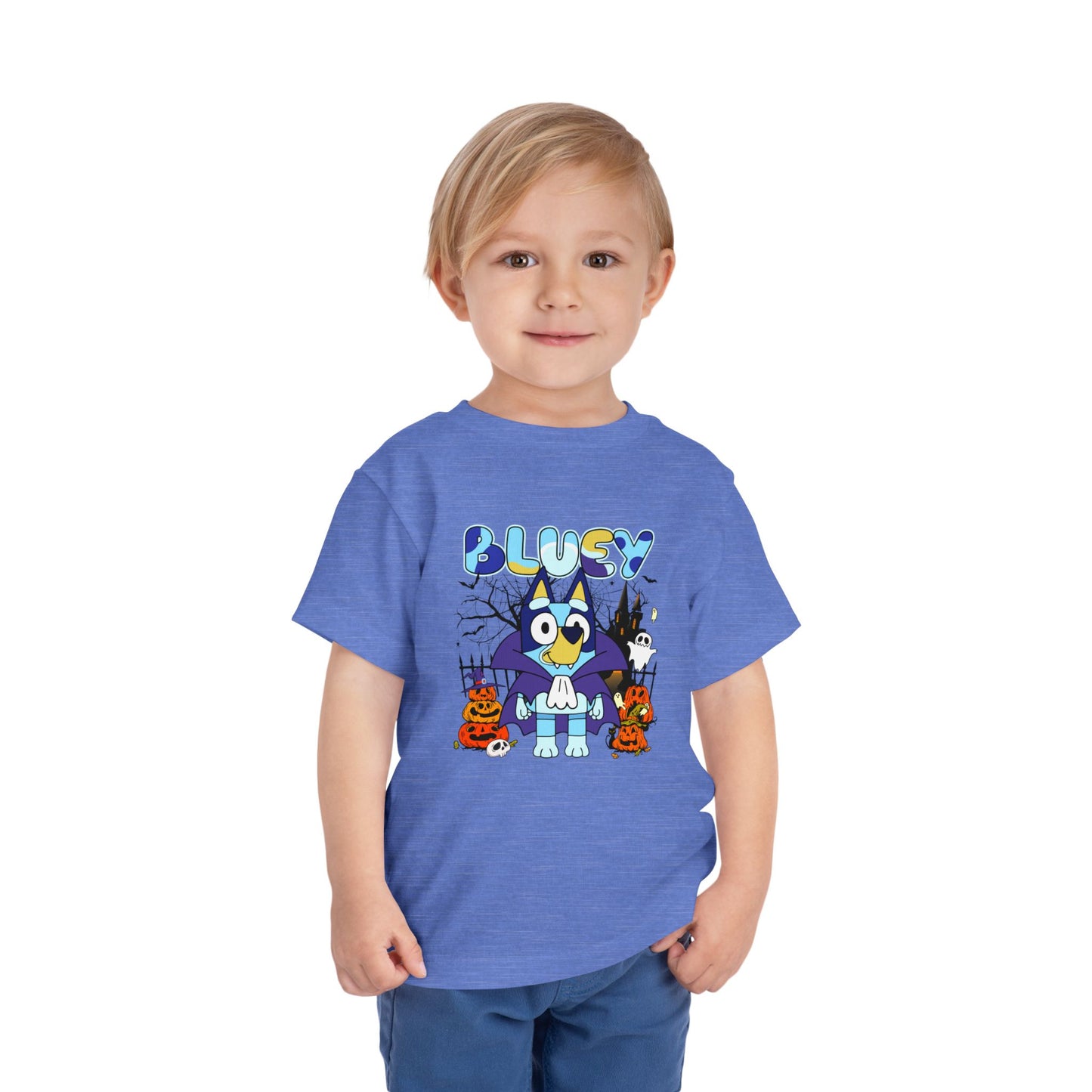 Bluey vampire Toddler Short Sleeve Tee