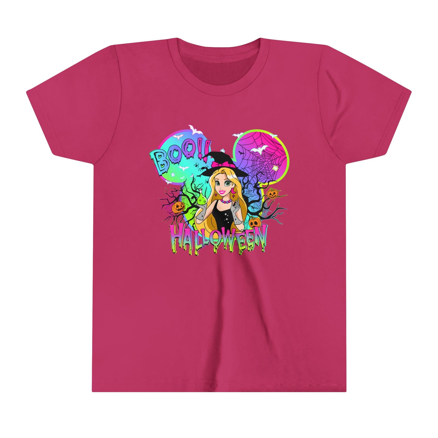 Rapunzel Boo! Halloween Youth Short Sleeve Tee