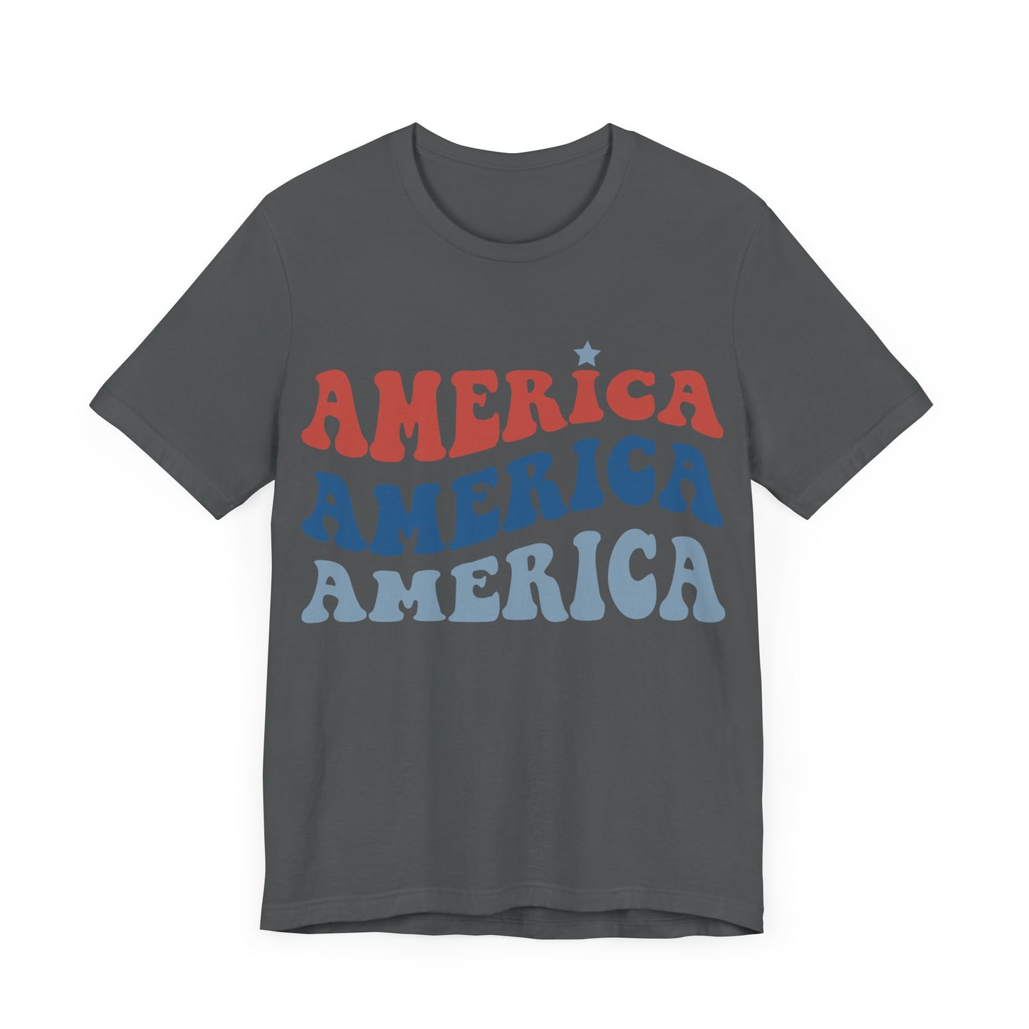 AMERICA Jersey Short Sleeve Tee
