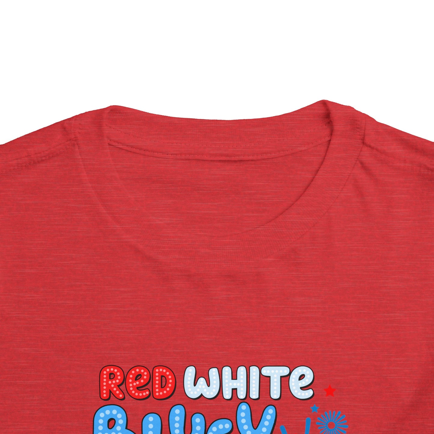 Red, White & Bluey Toddler Short Sleeve Tee