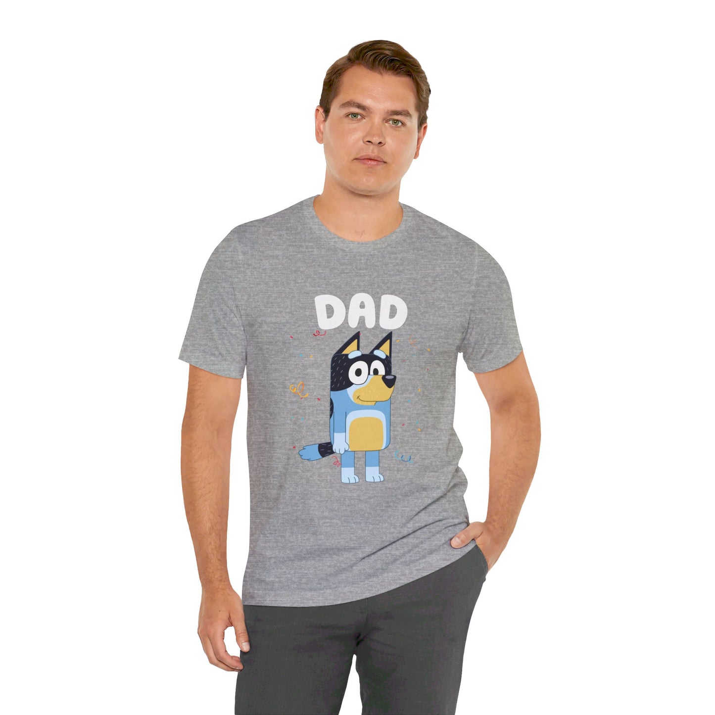 Dad Bluey Birthday Short sleeve Tshirt
