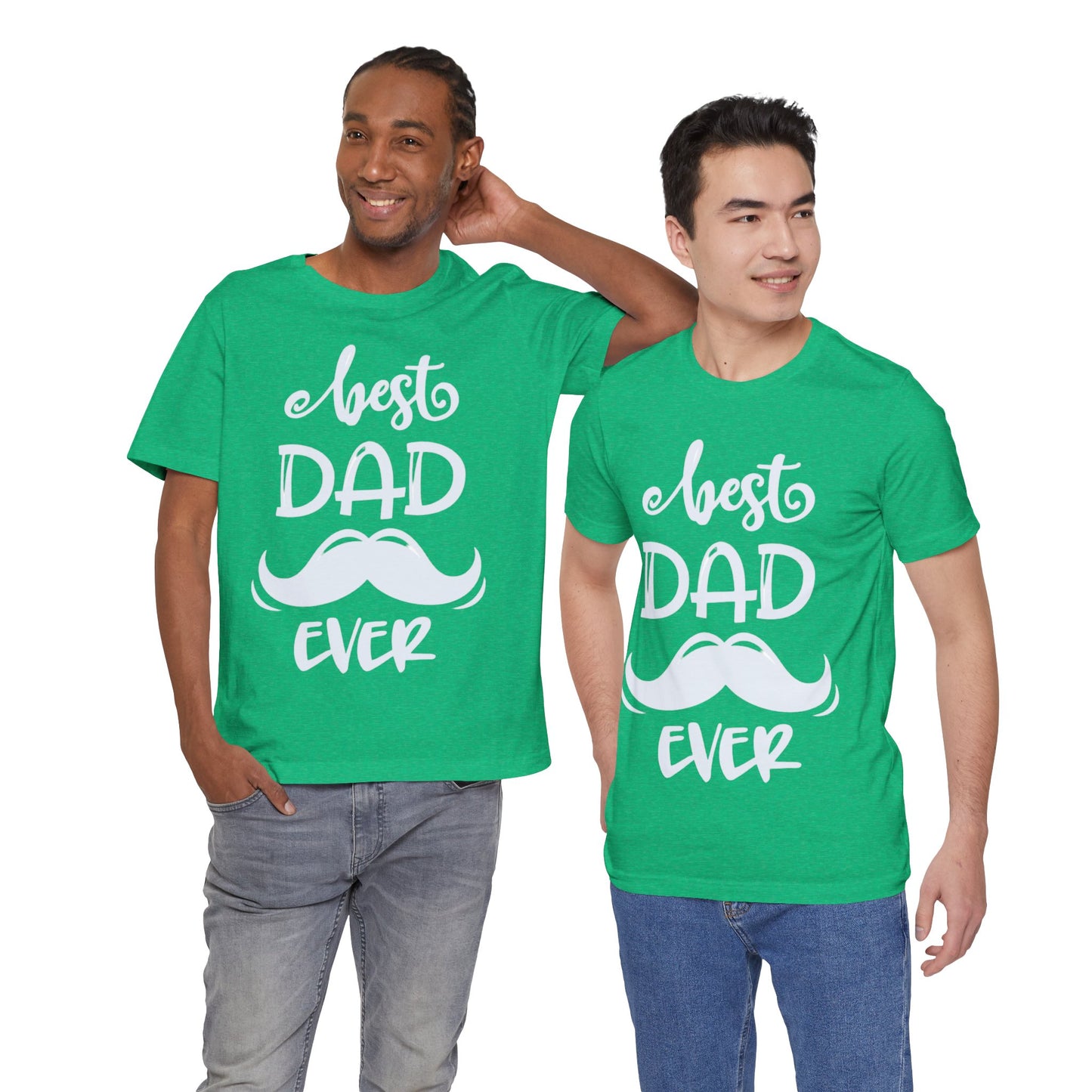 Best Dad Ever Jersey Short Sleeve Tee