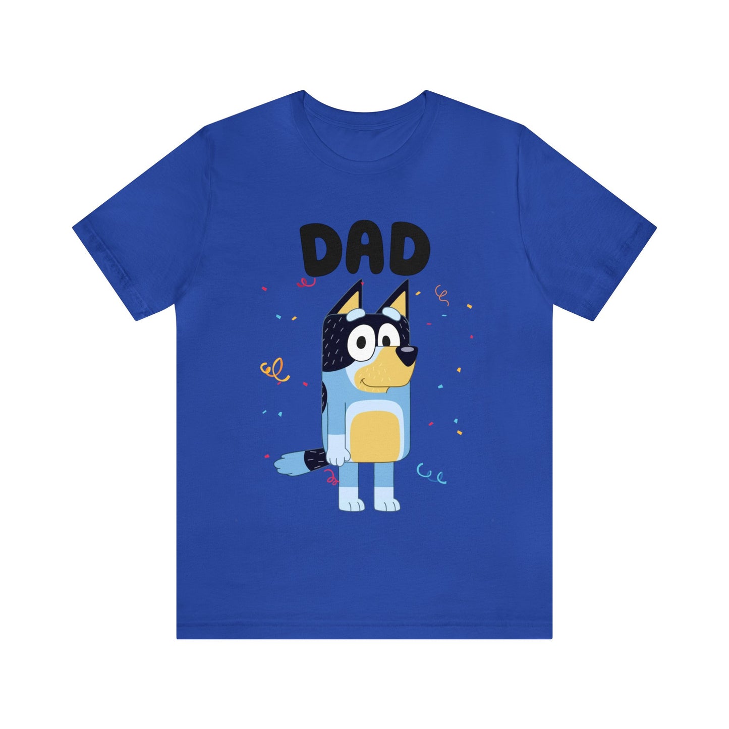 Dad Bluey Birthday Short sleeve Tshirt
