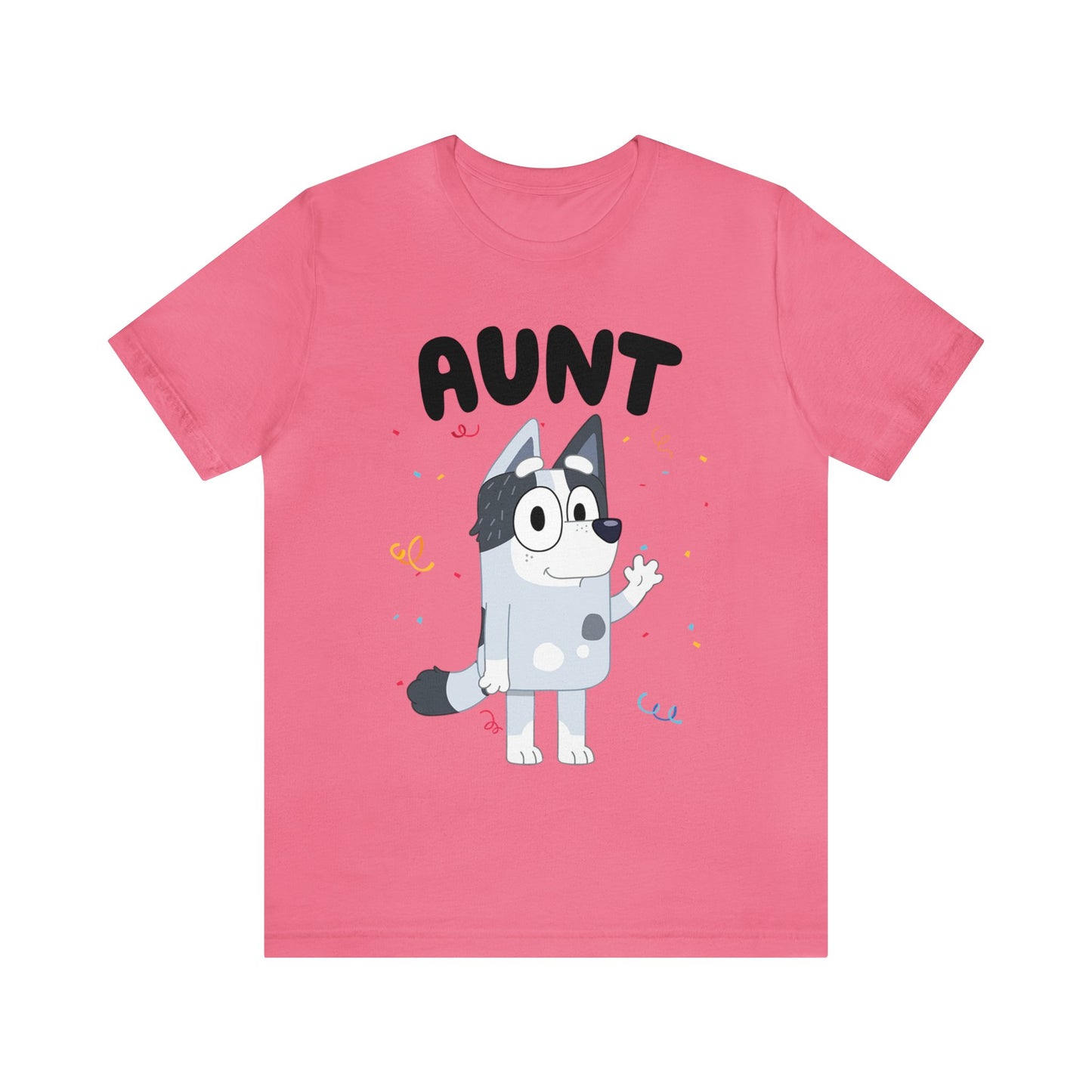 Aunt Bluey Birthday short sleeve Tshirt