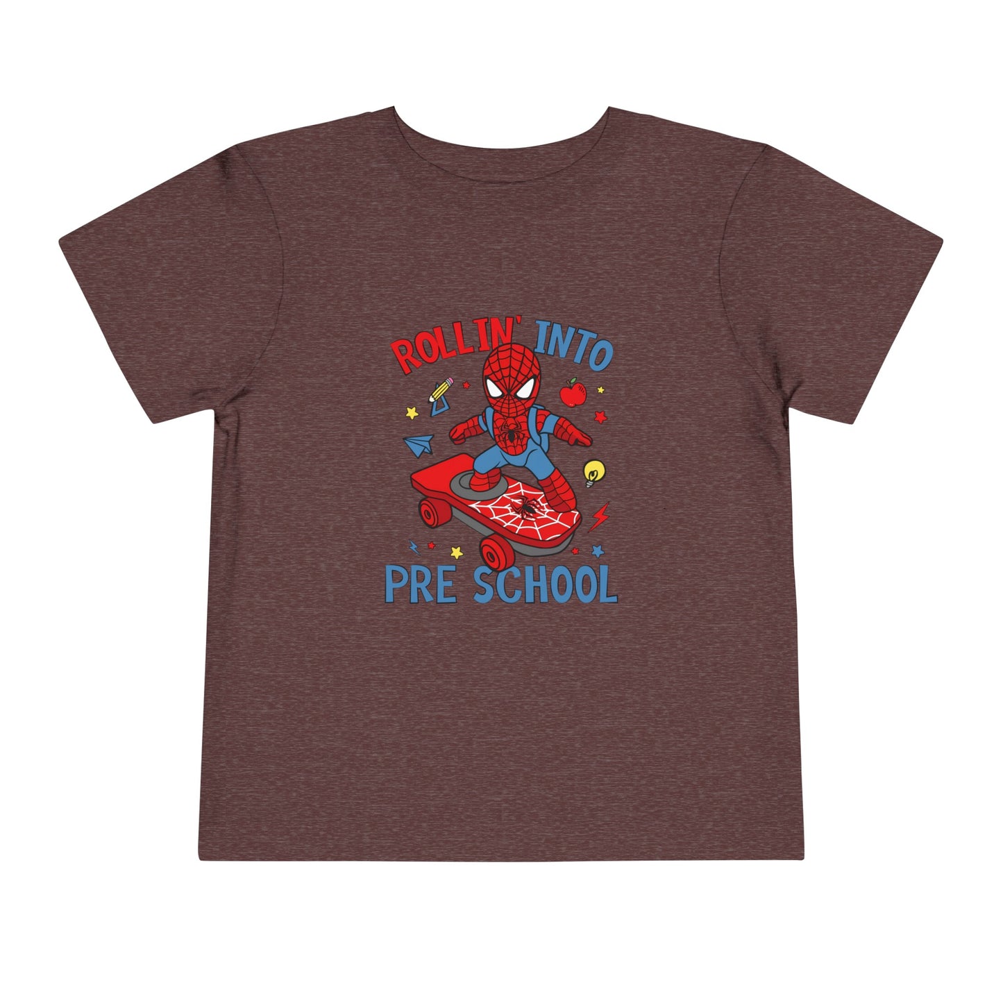 Rollin' Into Preschool Toddler Short Sleeve Tee