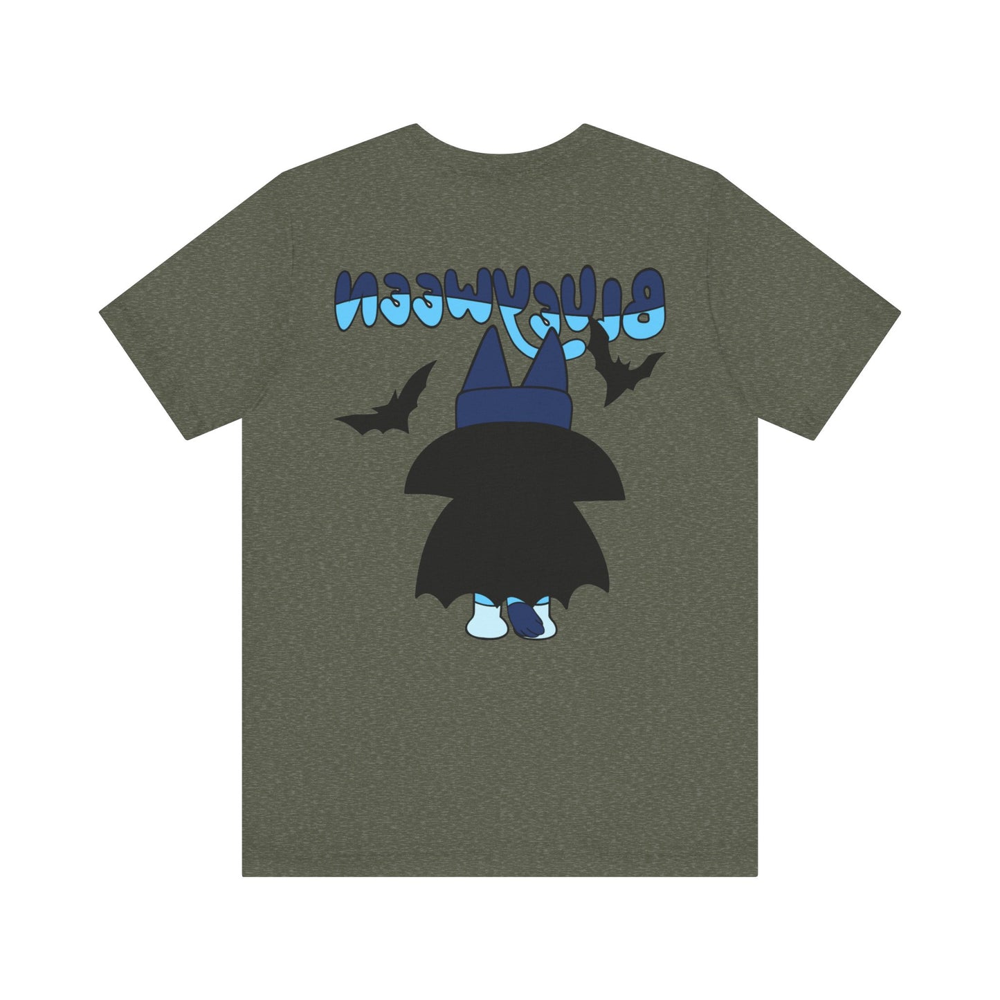 Blueyween "Blue Vampire" (front and back) Jersey Short Sleeve Tee