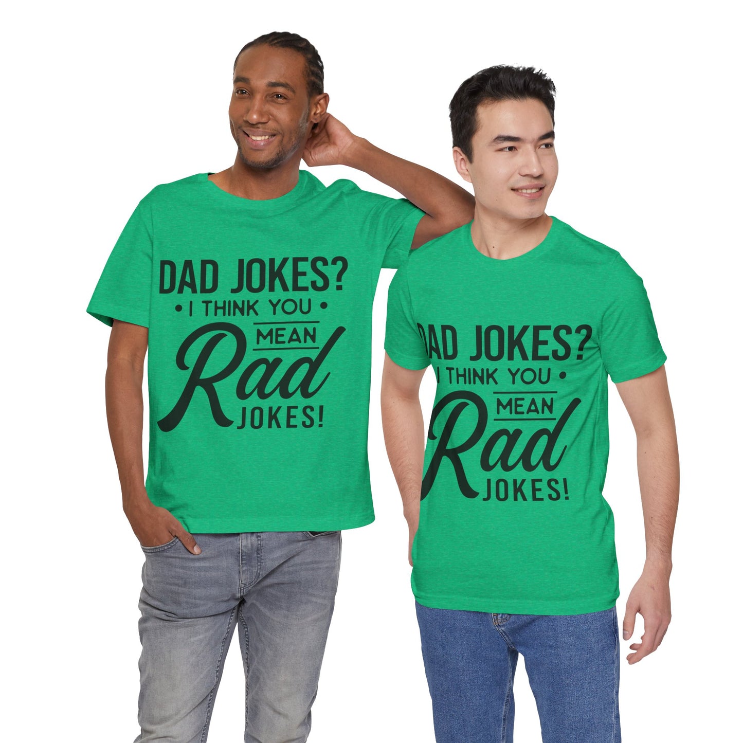 Dad Jokes Jersey Short Sleeve Tee