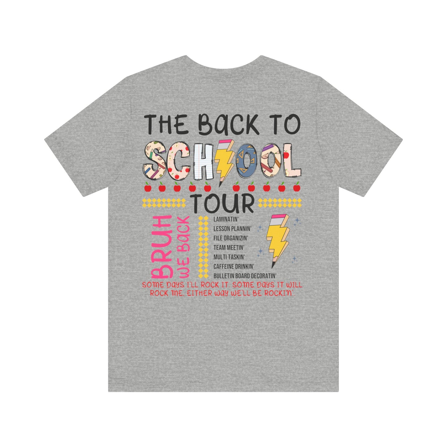 ABCD The Back to School Tour (front/back) Jersey Short Sleeve Tee