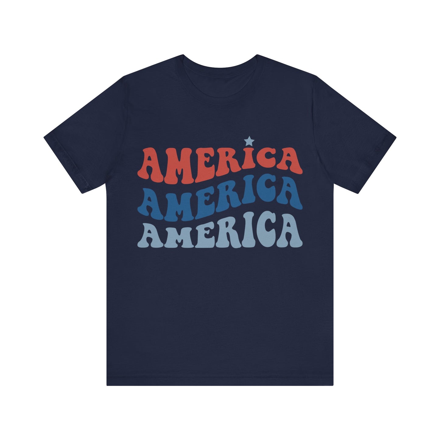 AMERICA Jersey Short Sleeve Tee