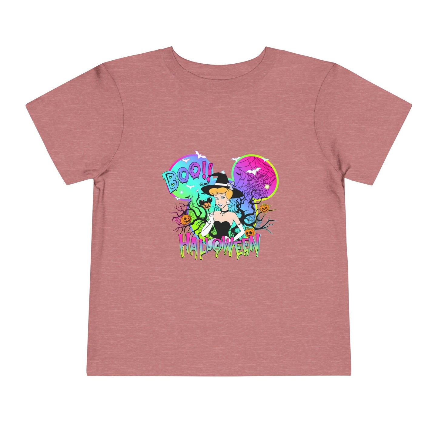 Cinderella Boo! Halloween Toddler Short Sleeve Tee