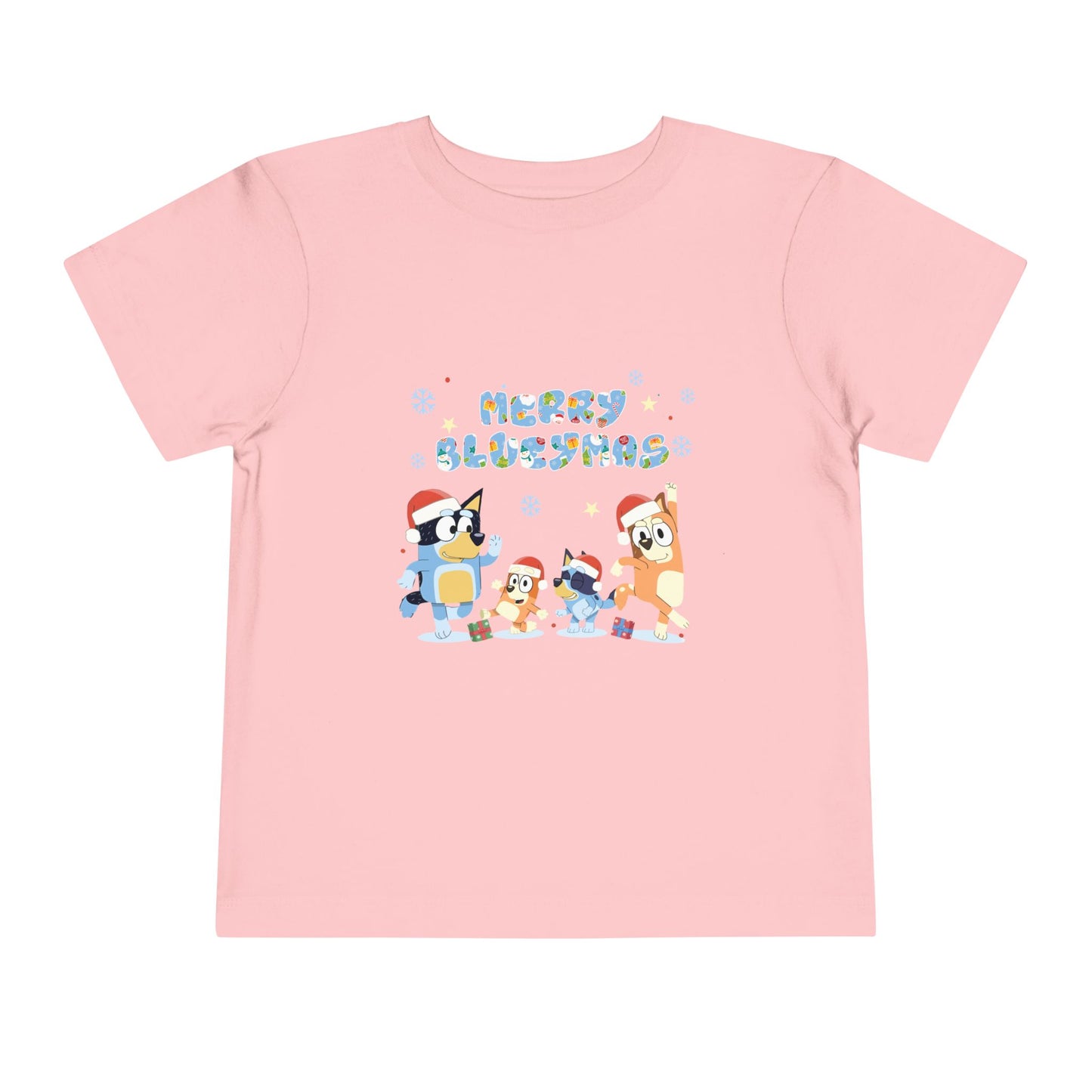 Merry Blue-y-mas Toddler Short Sleeve Tee