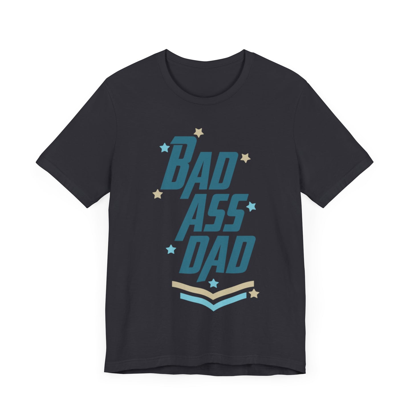 Bad Ass Dad Jersey Short Sleeve Tee