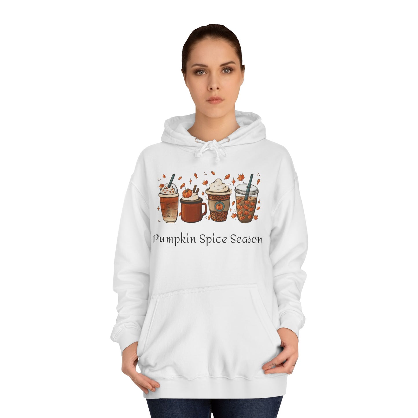 Pumpkin Spice Season College Hoodie