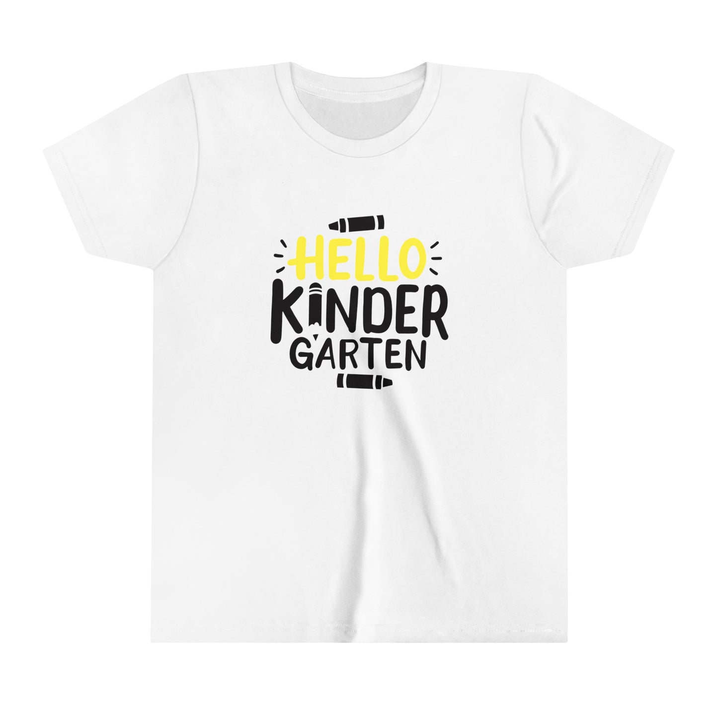 Hello Kindergarten Youth Short Sleeve Tee