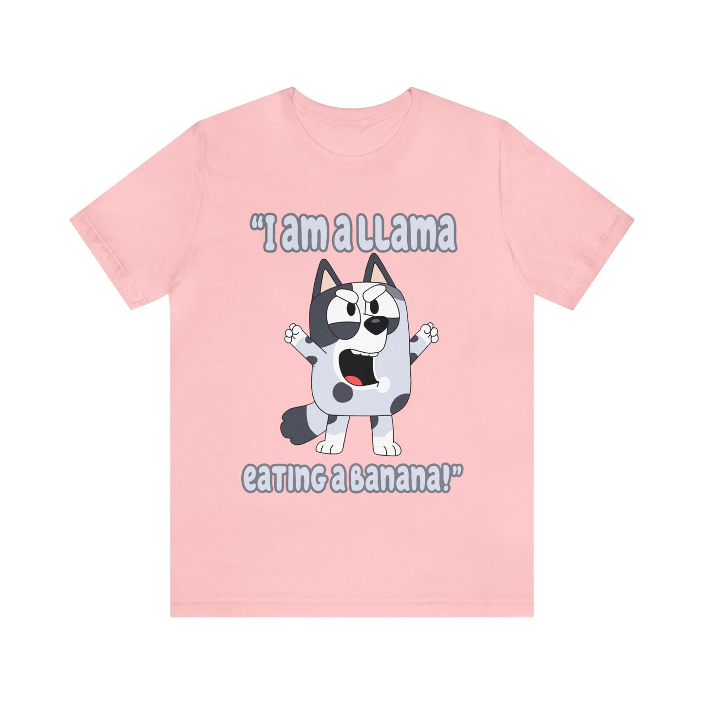 I am a llama eating a banana Short Sleeve Tshirt