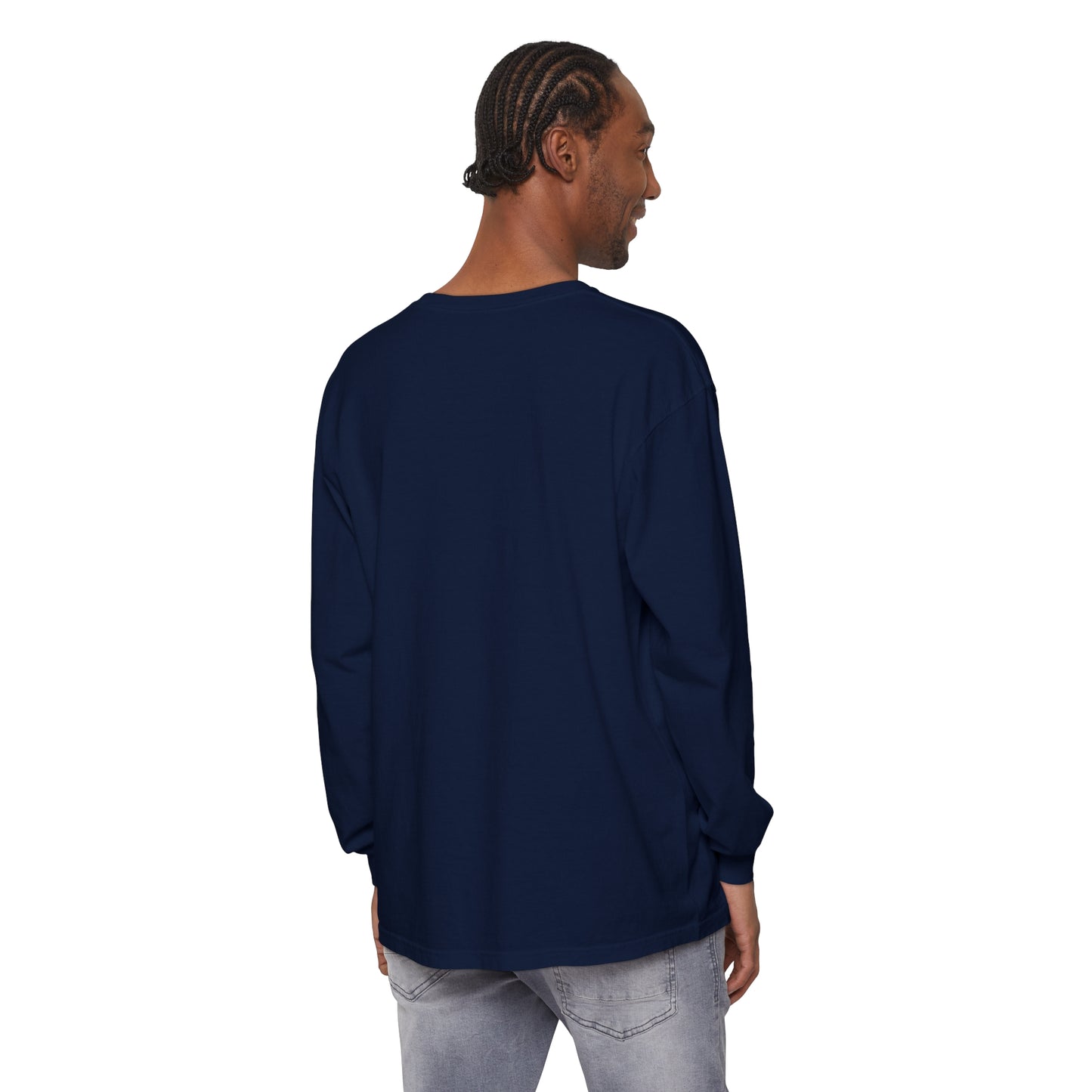 Happy Fall Garment-dyed Long Sleeve T-Shirt